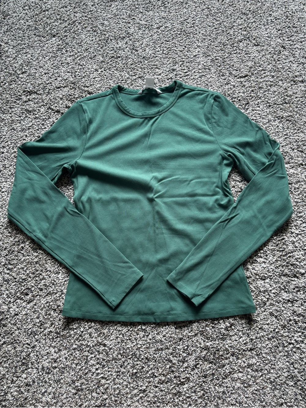 Athleta Signature Rib Crew Top Sz S